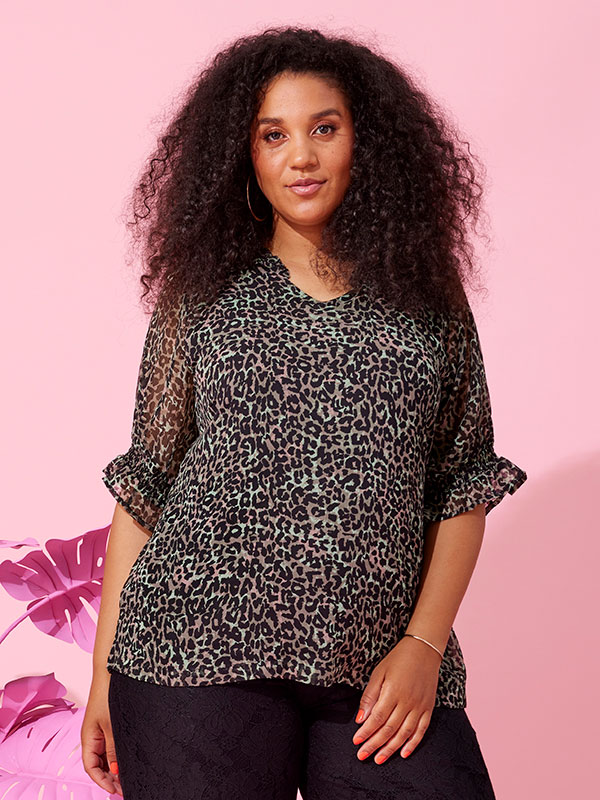 RYANN - Plus Size Blus fra Zhenzi