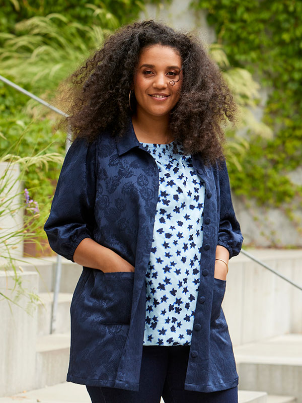 TIANA - Plus Size Klänning fra Zhenzi