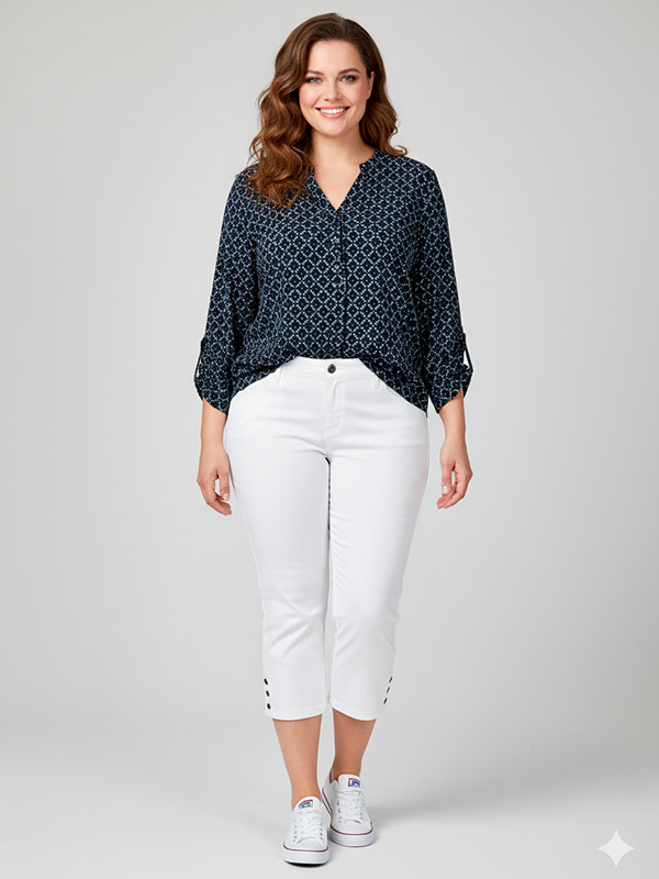 SALSA - Plus Size Byxor fra Zhenzi