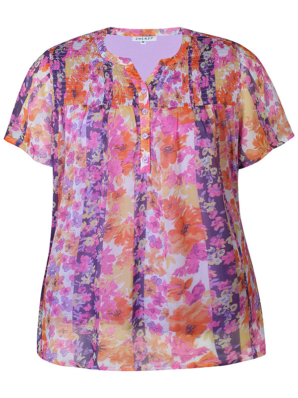 DAVINA - Plus Size Blus fra Zhenzi