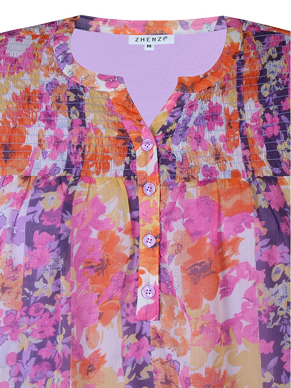 DAVINA - Plus Size Blus fra Zhenzi