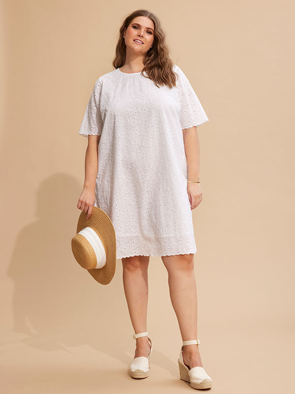 INGRID - Plus Size Klänning fra Zhenzi