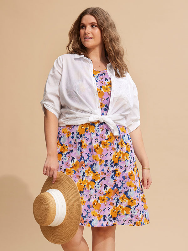 KALANI - Plus Size Klänning fra Zhenzi