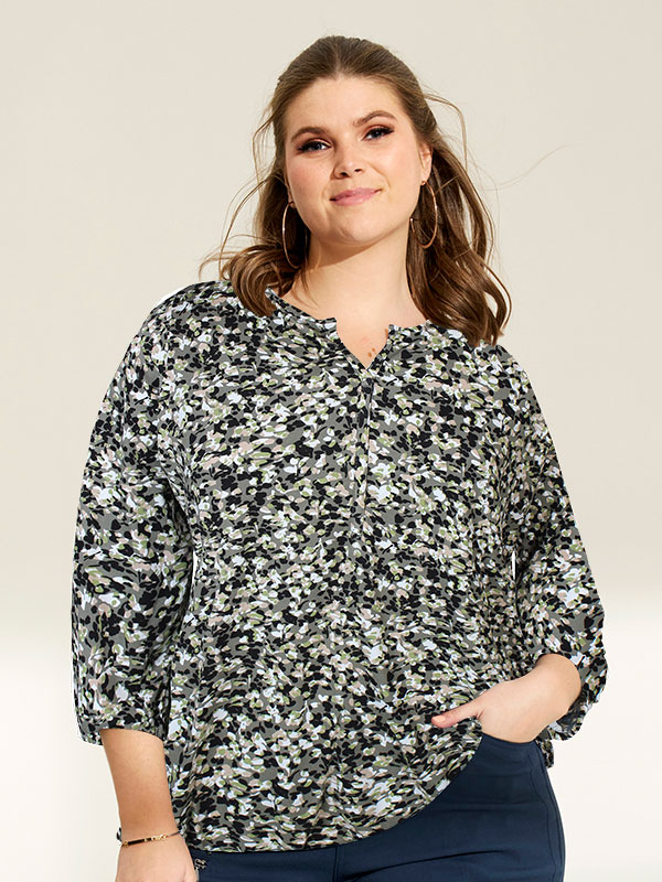 SYLVA - Plus Size Blus fra Zhenzi