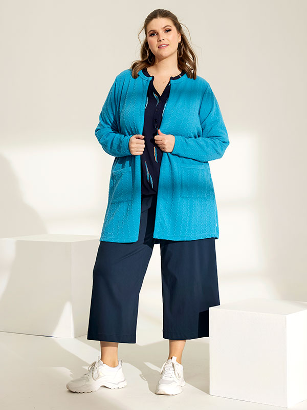 REIMER - Plus Size Kofta fra Zhenzi