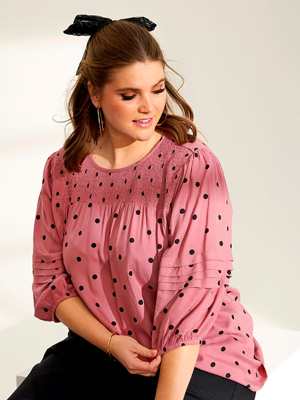 MELINA - Plus Size Blus fra Zhenzi