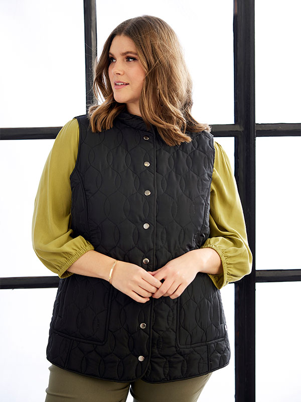 SAMIRA - Plus Size Väst fra Zhenzi