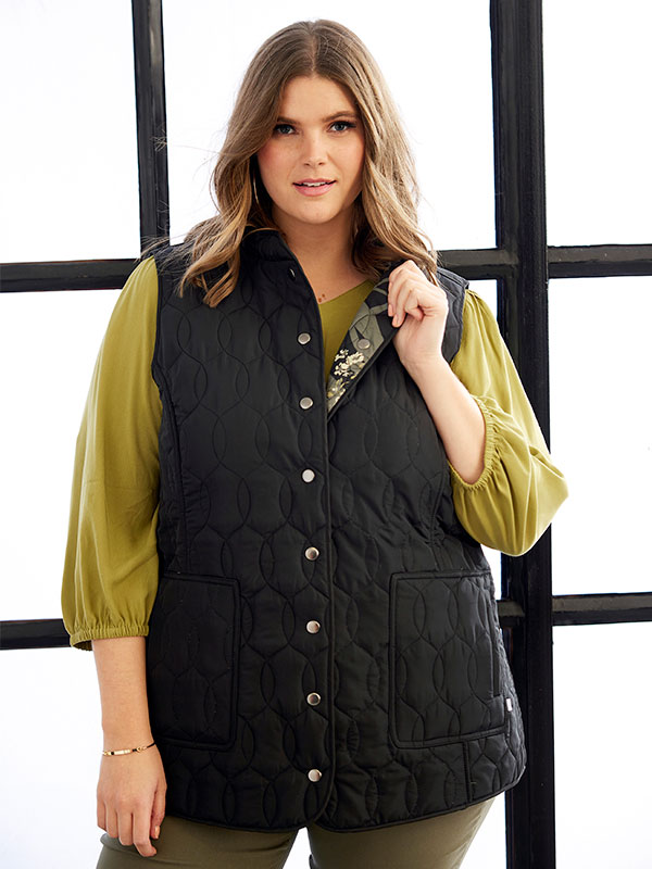 SAMIRA - Plus Size Väst fra Zhenzi