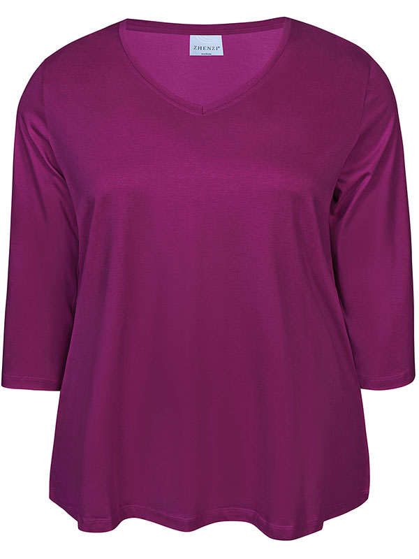 ALBERTA - Plus Size Blus fra Zhenzi