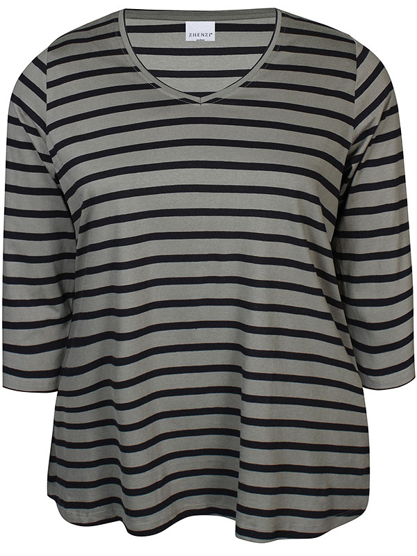 ALBERTA - Plus Size Blus fra Zhenzi