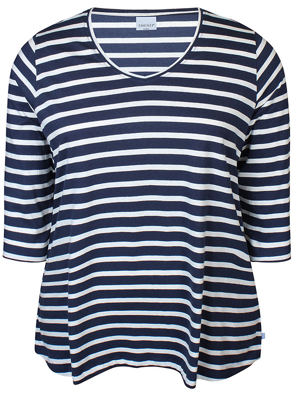 ALBERTA - Plus Size Blus fra Zhenzi