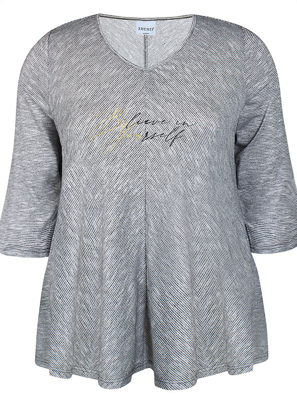 ABEE - Plus Size Blus fra Zhenzi