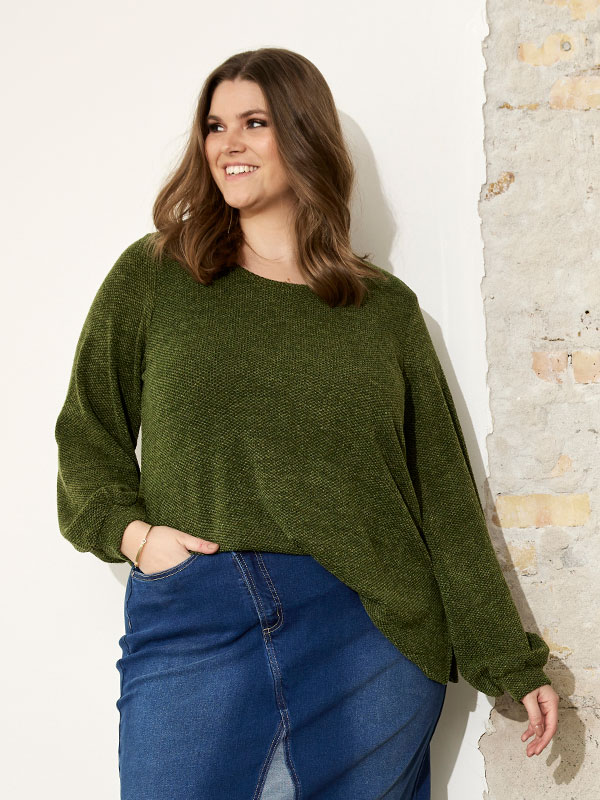 MADISON - Plus Size Blus fra Zhenzi