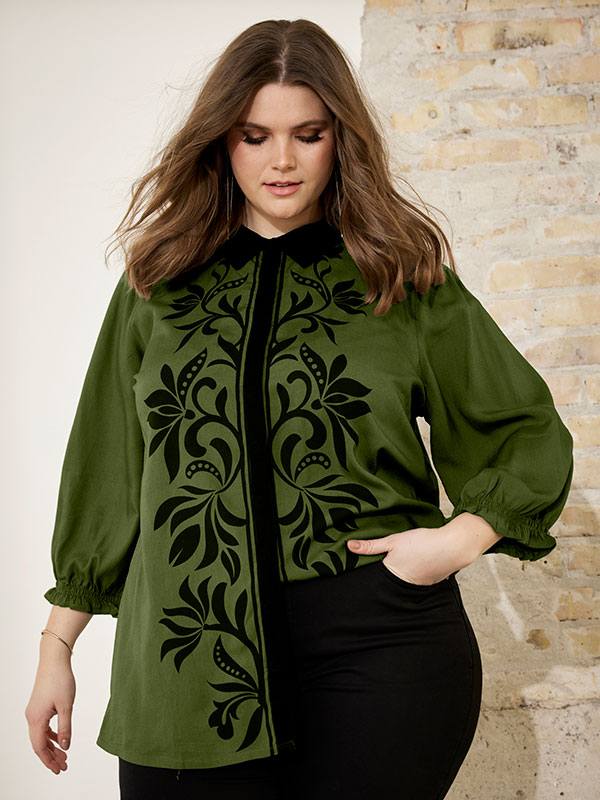 BENA - Plus Size Skjorta fra Zhenzi