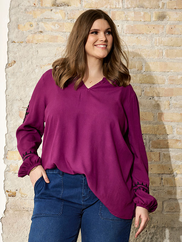 BENA - Plus Size Blus fra Zhenzi