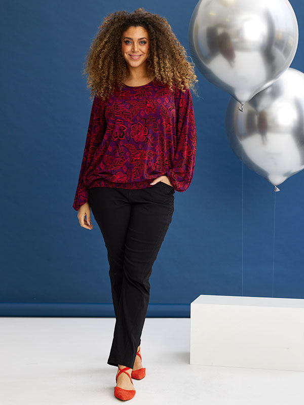 DELL - Plus Size Blus fra Zhenzi