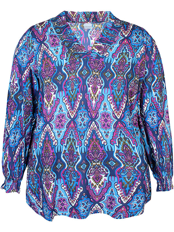 DOVE - Plus Size Blus fra Zhenzi
