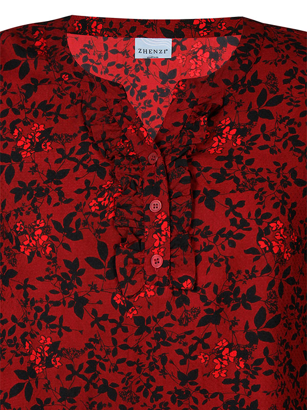 EDEA - Plus Size Blus fra Zhenzi