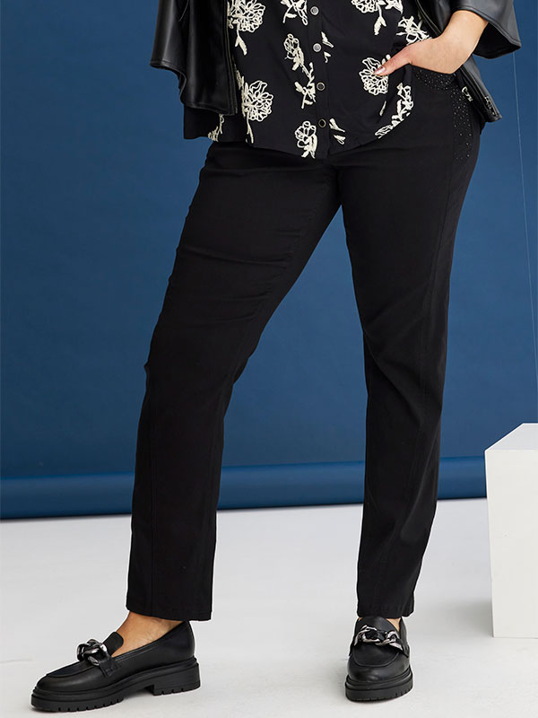 SALSA - Plus Size Byxor fra Zhenzi