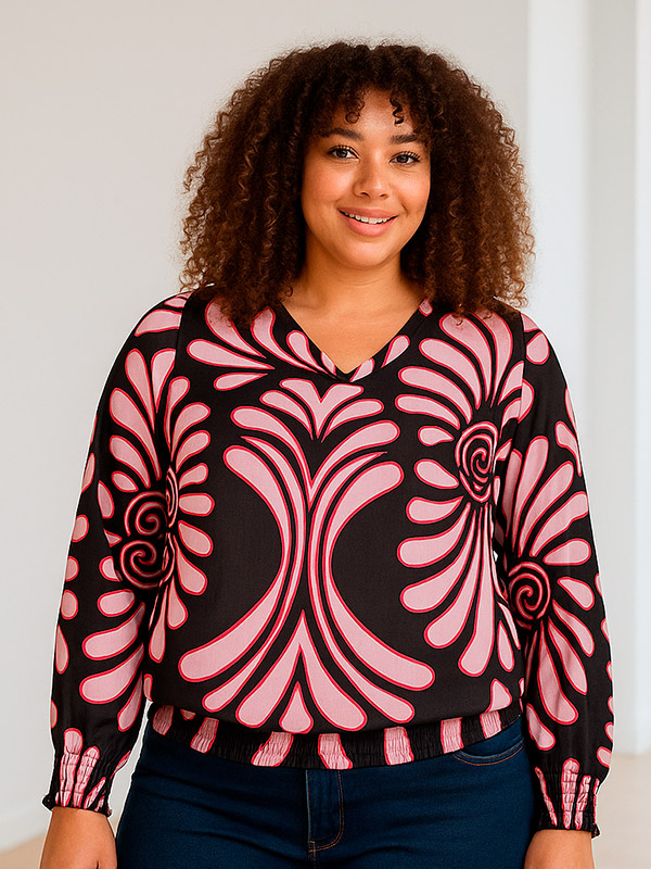 ENYA - Plus Size Blus fra Zhenzi