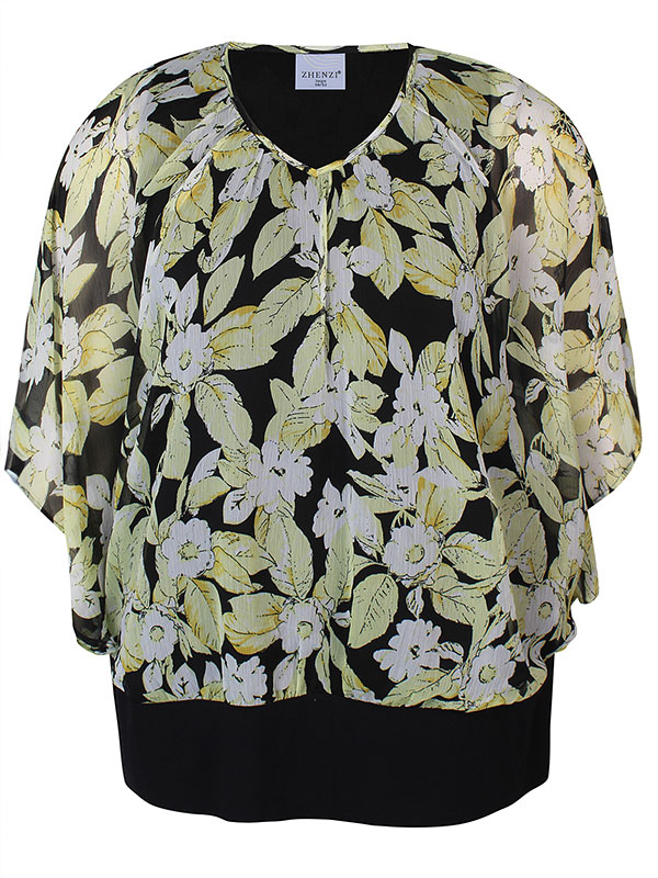 FRAN - Plus Size Blus fra Zhenzi