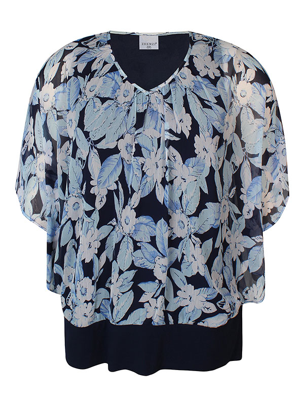 FRAN - Plus Size Blus fra Zhenzi