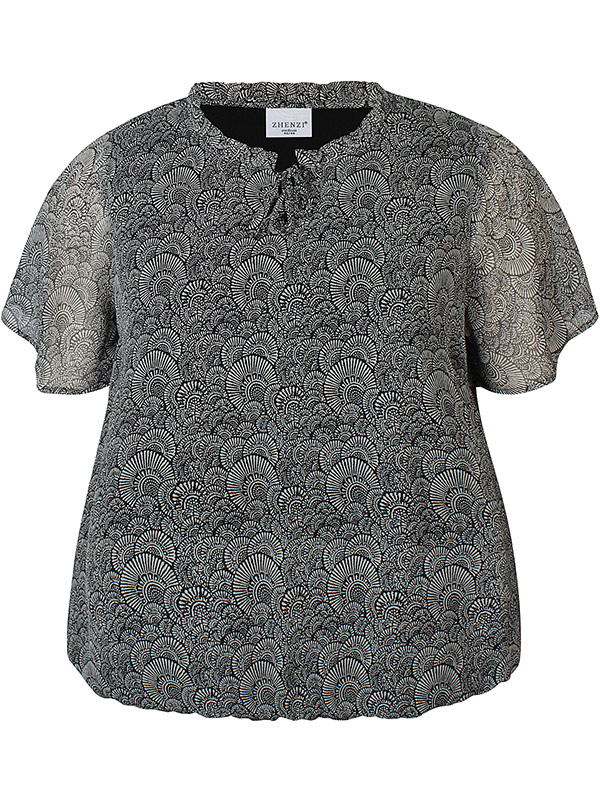 GABI - Plus Size Blus fra Zhenzi