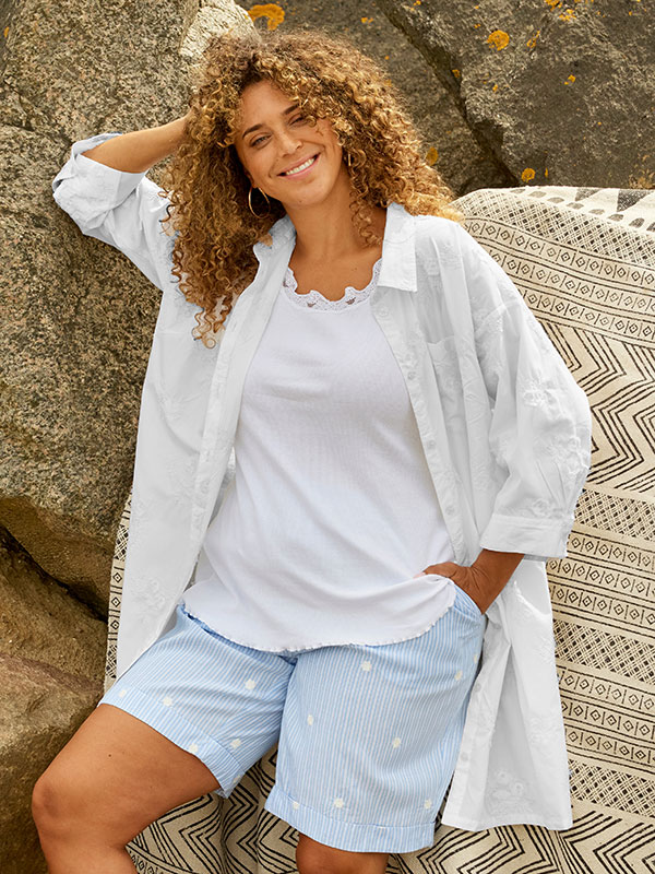 HALI - Plus Size Skjorta fra Zhenzi