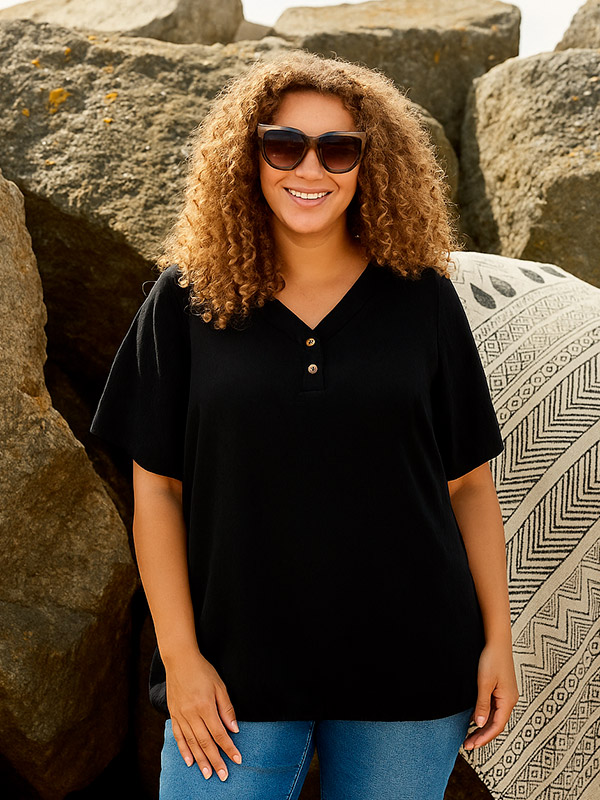 HEDY - Plus Size Blus fra Zhenzi