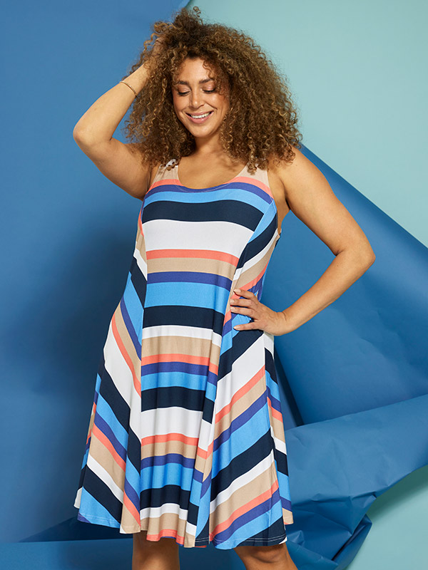 ZH-LILO - Plus Size Klänning fra Zhenzi