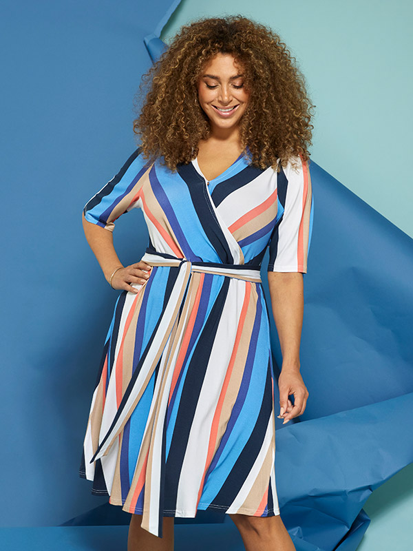 ZH-LILO - Plus Size Klänning fra Zhenzi