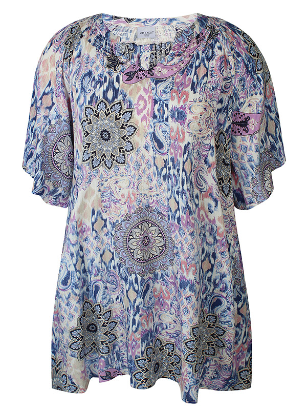 ZH-LYNE - Plus Size Tunika fra Zhenzi