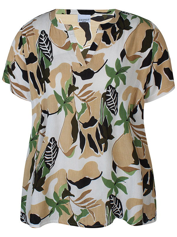 ZH-LYDA - Plus Size Blus fra Zhenzi