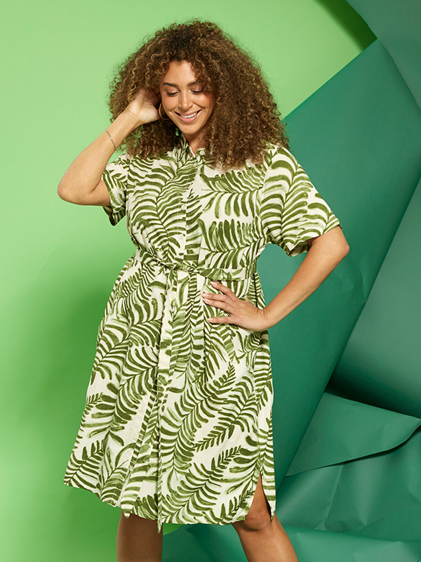 ZH-MACY - Plus Size Klänning fra Zhenzi