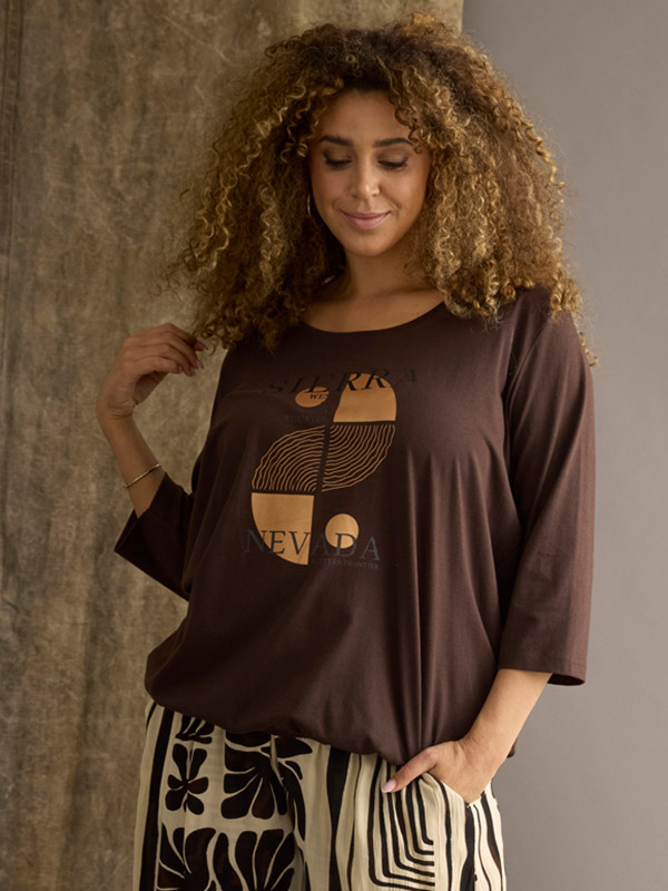 ZH-NOOR - Plus Size Blus fra Zhenzi