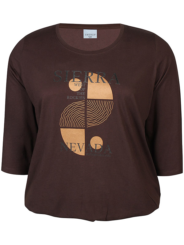 ZH-NOOR - Plus Size Blus fra Zhenzi