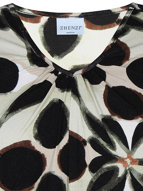 ZH-OCTA - Plus Size Blus fra Zhenzi