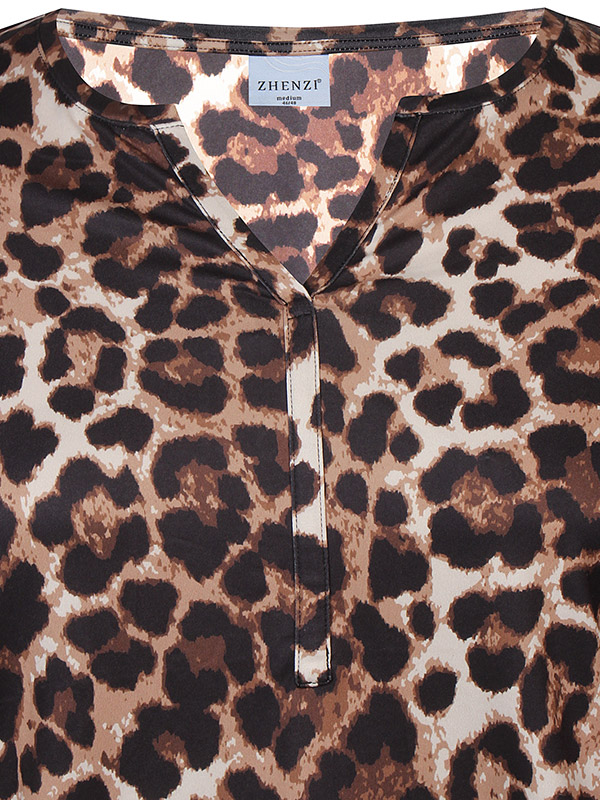 ZH-OLIO - Plus Size Blus fra Zhenzi