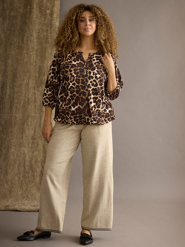 ZH-OLIO - Plus Size Blus fra Zhenzi