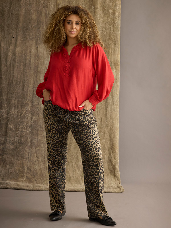 ZH-ORRA - Plus Size Blus fra Zhenzi