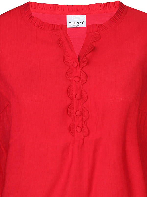 ZH-ORRA - Plus Size Blus fra Zhenzi