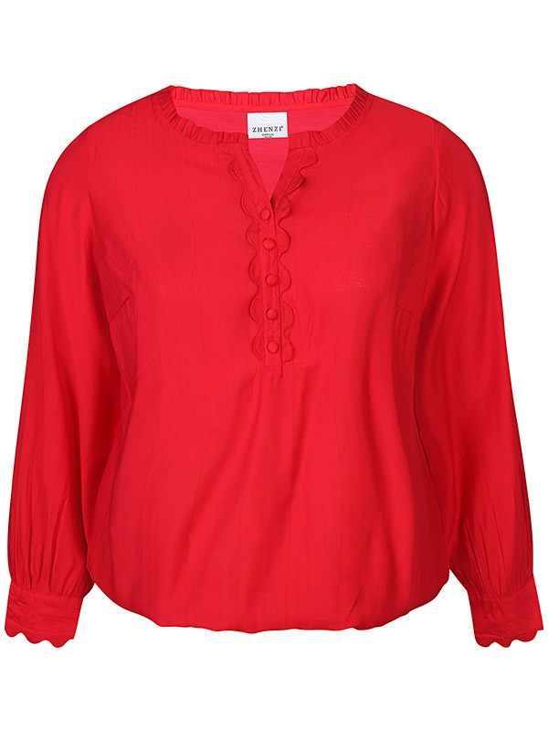 ZH-ORRA - Plus Size Blus fra Zhenzi