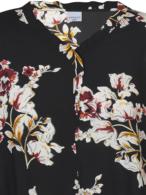 ZH-OZIE - Plus Size Blus fra Zhenzi