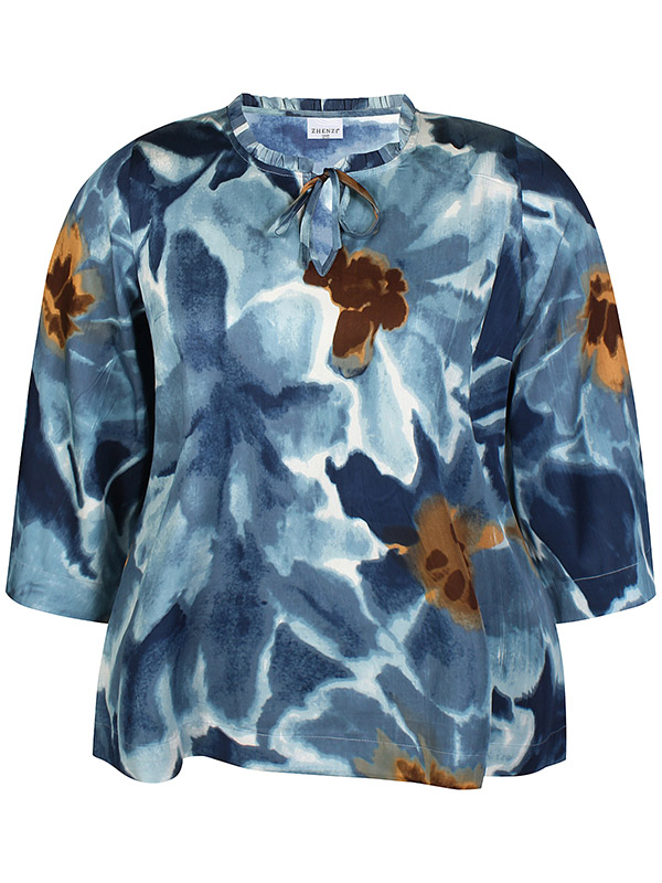 ZH-PERI - Plus Size Blus fra Zhenzi