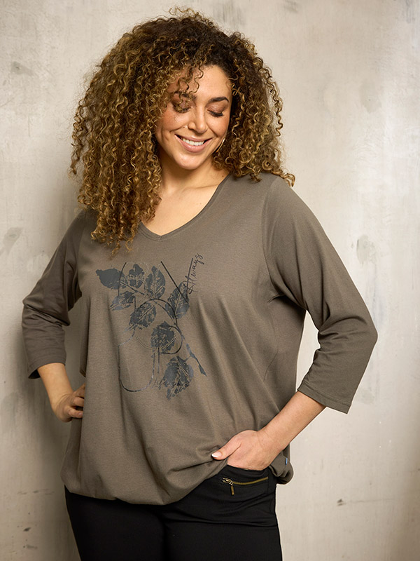 ZH-SAEE - Plus Size Blus fra Zhenzi