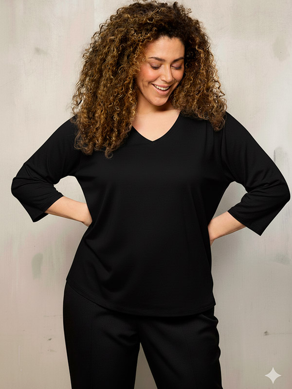 ZH-ALBERTA - Plus Size T-shirt fra Zhenzi