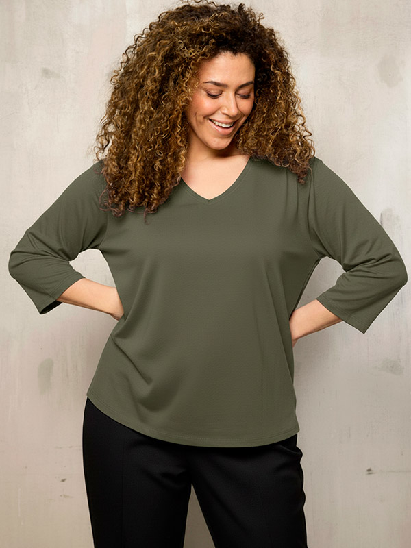 ZH-ALBERTA - Plus Size T-shirt fra Zhenzi