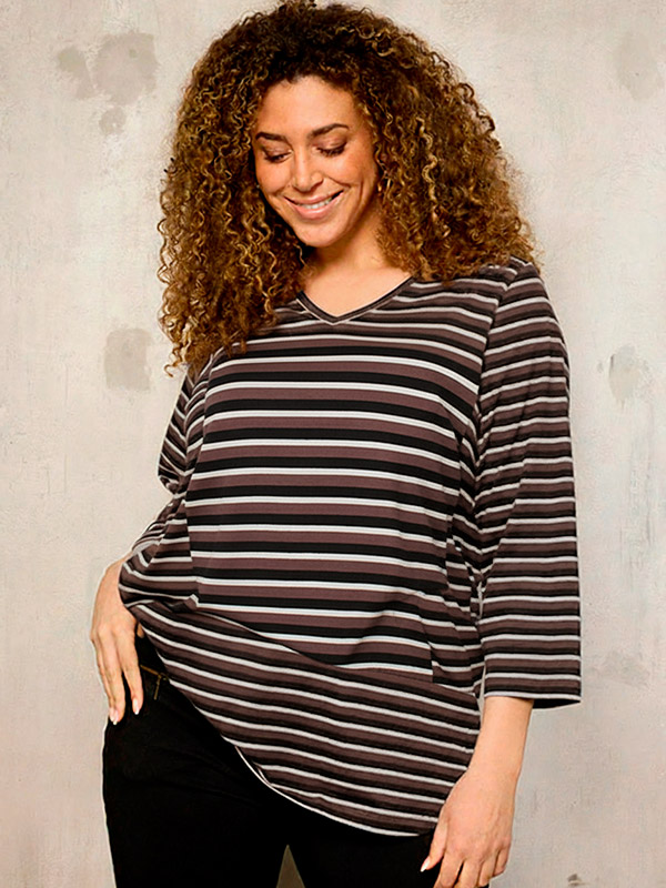 ZH-ALBERTA - Plus Size T-shirt fra Zhenzi