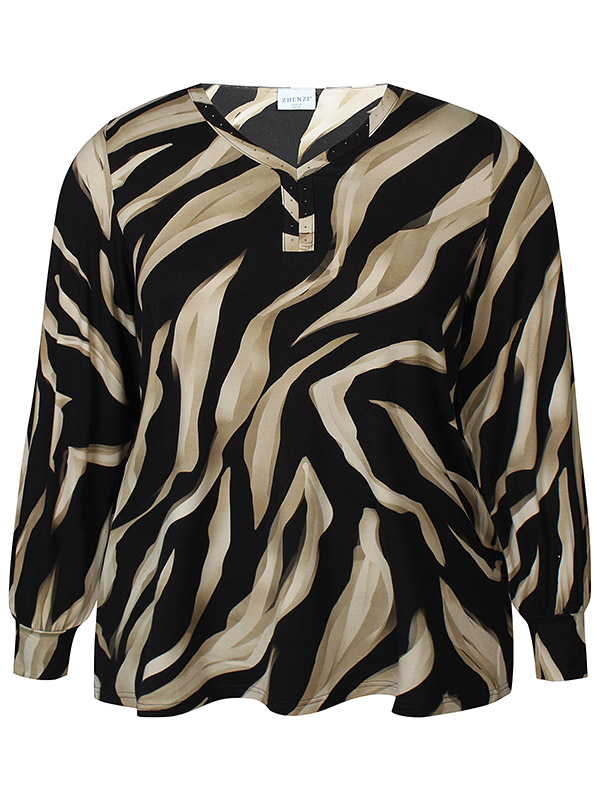 ZH-SAIA - Plus Size Blus fra Zhenzi