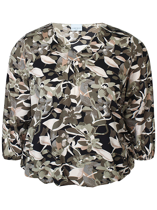 ZH-SAKI - Plus Size Blus fra Zhenzi
